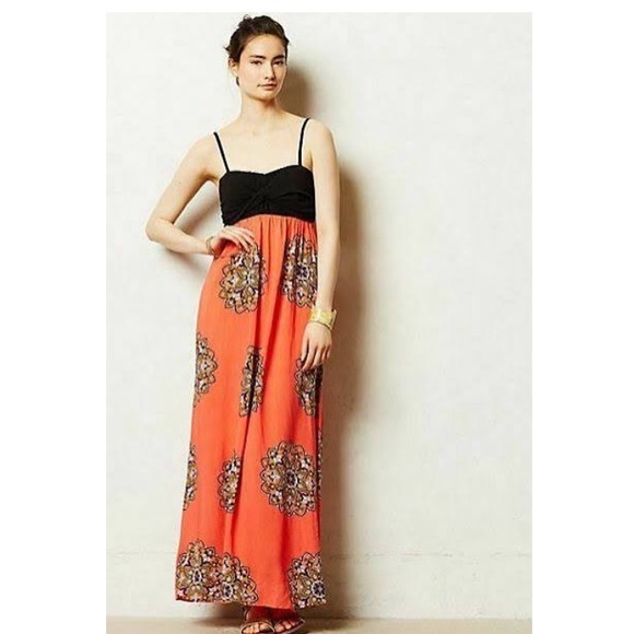 Anthropologie Lilka Coral Canyon Maxi - Picture 1 of 8